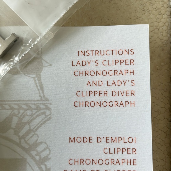 Hermes Lady’s Clipper Chronograph Stainless Steel Watch - Picture 15 of 16